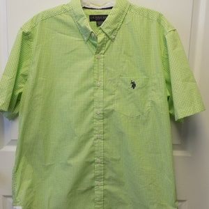 NWOT U.S. Polo Assn. Button Up Mens Shirt